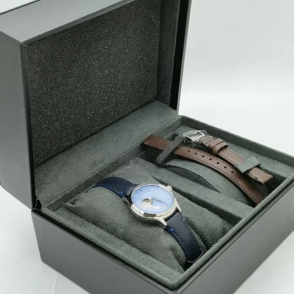 Orient Star Watch 55G2-URDU ORIENT 32mm Light & Navy Blue Running w/box WC71